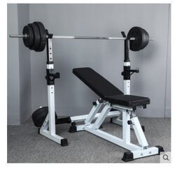 Bench Press Rack Weight Bench Multifunctional Strength Training Fitness Equipment Barbell Set Fitness Equipment Dumbbell Bench