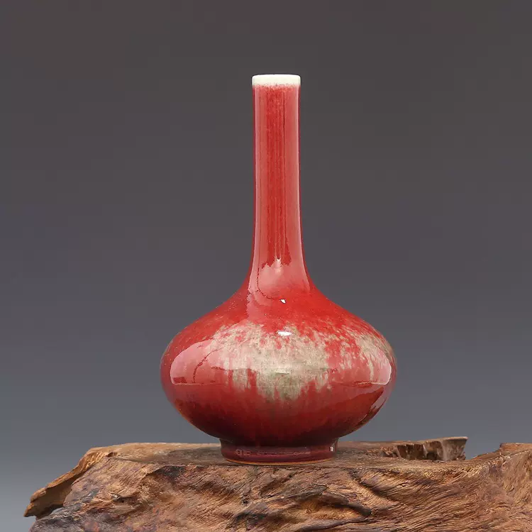 宋龙泉窑刻花纹天球发口瓶古董瓷器古玩古瓷器老货旧货收藏