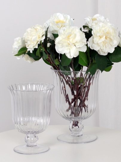 Vaso In Vetro Belle Vous - Altezza 25 Cm, Trasparente, Per Fiori Freschi O Decorazioni - Foto 10