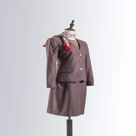 アシアナ航空 Asiana Airlines 白ブラウス 旧制服　平成レトロ ○アシアナ航空・ASIANA AIRLINES・キャビンアテンダント現行制服
