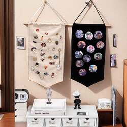 Badge Storage Cloth Collection Board Brooch Medal Display Hanging Flag Nordic ins Storage Hanging Cloth Large Brooch Storage