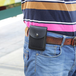 Men's Belt Pouch, Belt Clip, Driver's License Holder, License Card Holder, Mini Ultra-Thin Waist Bag