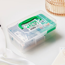 Japanese Imported Small Medicine Box, Household Medicine Box, Transparent Medicine Storage Box, Mini Medicine Box, Portable Medical First Aid Box