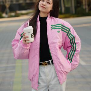 
Adidas Adidas genuine clover women's 2026 new double-sided warm loose cotton clothing JN7656