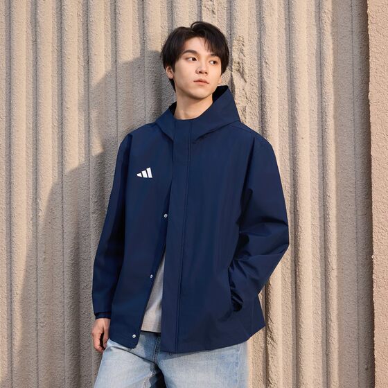 
Adidas Adidas jacket men's 2026 spring new sportswear loose hooded loose jacket KW0692