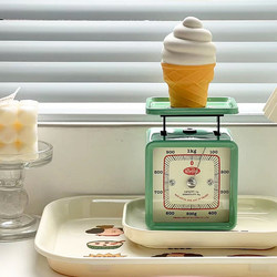 Japanese Dulton Metal Square-Head Scale Mechanical Spring Scale Vintage Small Bench Scale Kitchen Baking Cooking Measuring Tool