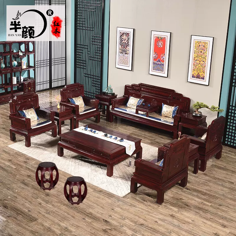 中国アンティーク飾り台 中国家具引出し付角花台 - アンティーク山本商店