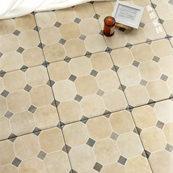 Medieval Style Octagonal Geometric Tiles 330 Kitchen Balcony Terrace Tiles B&B Cafe Clothing Store Floor Tiles
