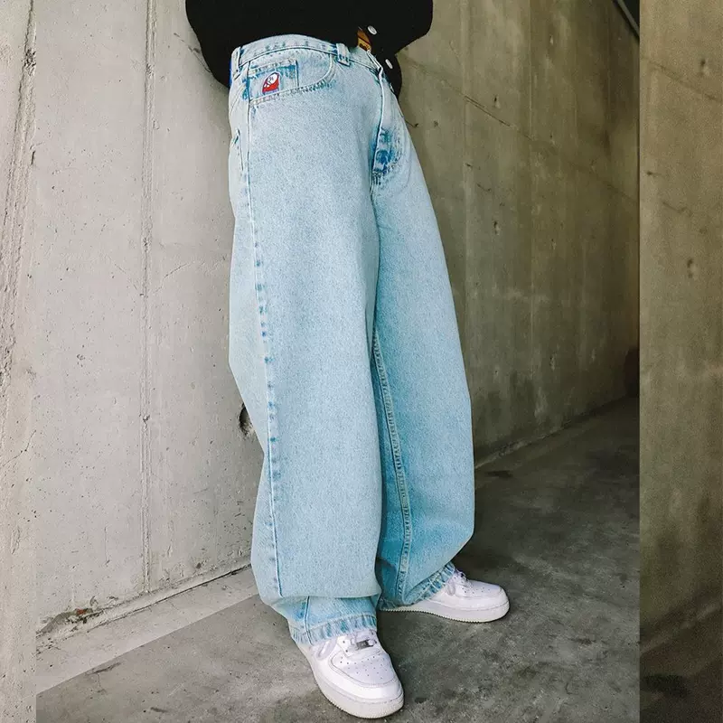 一博同款Polar Skate Co Big Boy Jeans 滑板宽松阔腿牛仔长裤潮-Taobao