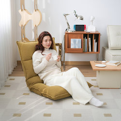Lazy Sofa Tatami Bay Window Chair Bed Backrest Chair for Home Bedroom Balcony Foldable Single Small Sofa