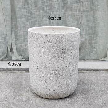 
Wholesale Nordic sandstone fiberglass floor-standing large vase for home living room shopping mall landscape gardening floral decoration ornaments