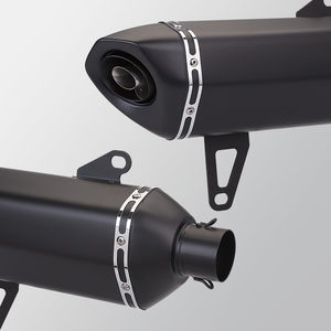 
Hot-selling xmax300 stainless steel integrated front and rear muffler, non-destructive installation for special vehicles 2017-20