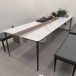 R50 round leg table leg bracket rock plate aluminum alloy table leg metal solid table leg milk tea shop coffee table tripod