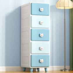 Drawer-Type Storage Cabinet Children's Cartoon Wardrobe Simple Baby Toy Clothing Cabinet Organizer Box Multi-Layer Clothing Manufacturer