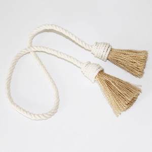 
Customized 71cm thick crumpled ball window decoration and home textile curtain curtain wholesale accessories curtain belt