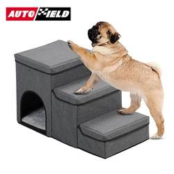Cross-border dog stairs folding storage dog kennel climbing high cat and dog sofa steps home slope pet climbing stairs