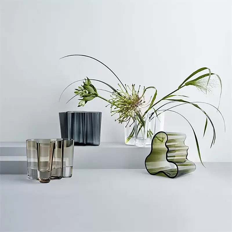 芬兰进口正版Iittala Alvar Aalto 传奇湖泊系列玻璃花瓶-Taobao