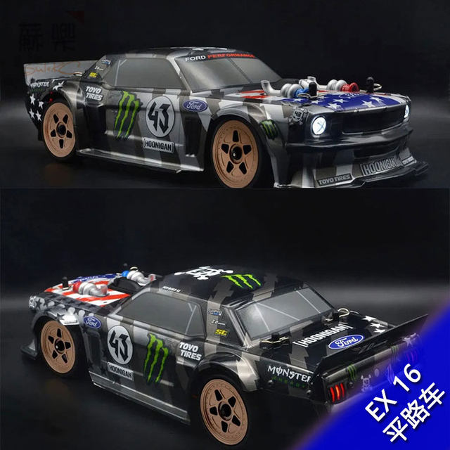 ZD Racing EX16 Explosion Mustang 1/16 Simulation Ping Road RTR Super ...