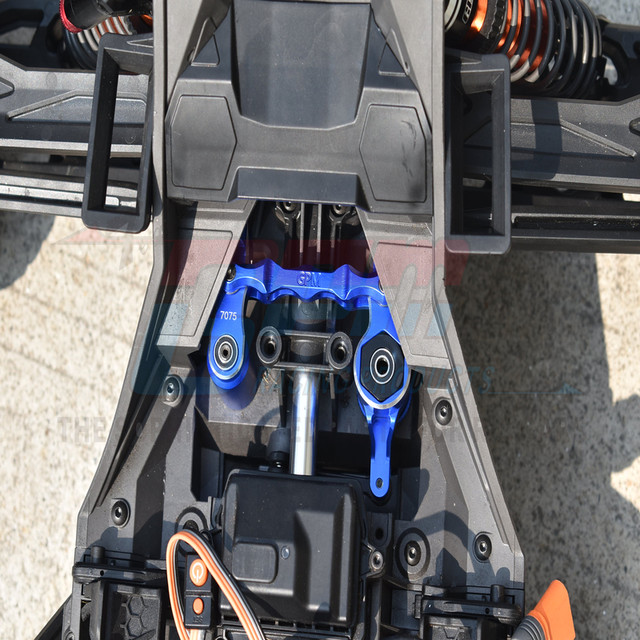 Kit Direction Aluminium Pour TRAXXAS 1/8 - Combiné Direction + Plaque - Neuf - Pour Modélisme