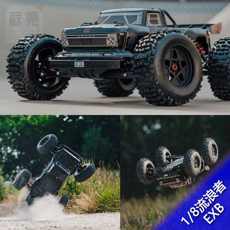 Arrma流浪者exb大脚车rtr 4驱6s遥控电动1 8 Rc Arrma流浪者exb大脚车rtr 4驱6s遥控电动1 8 Rc