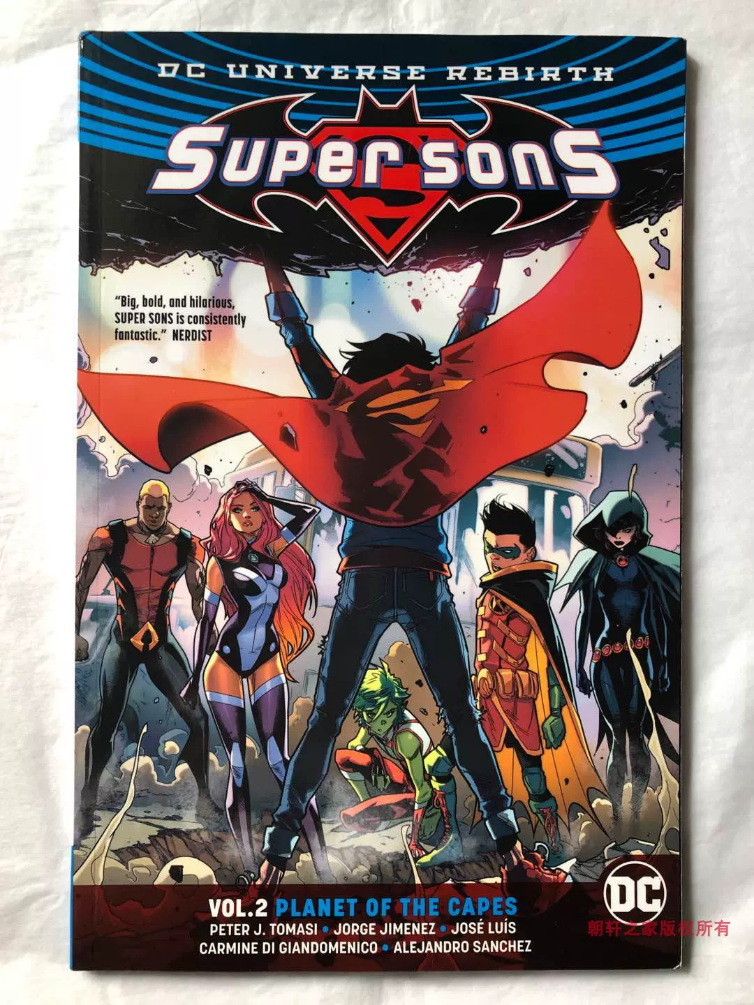 现货英文dc漫画超凡双子合订本2 Super Sons V2 Planet Of The