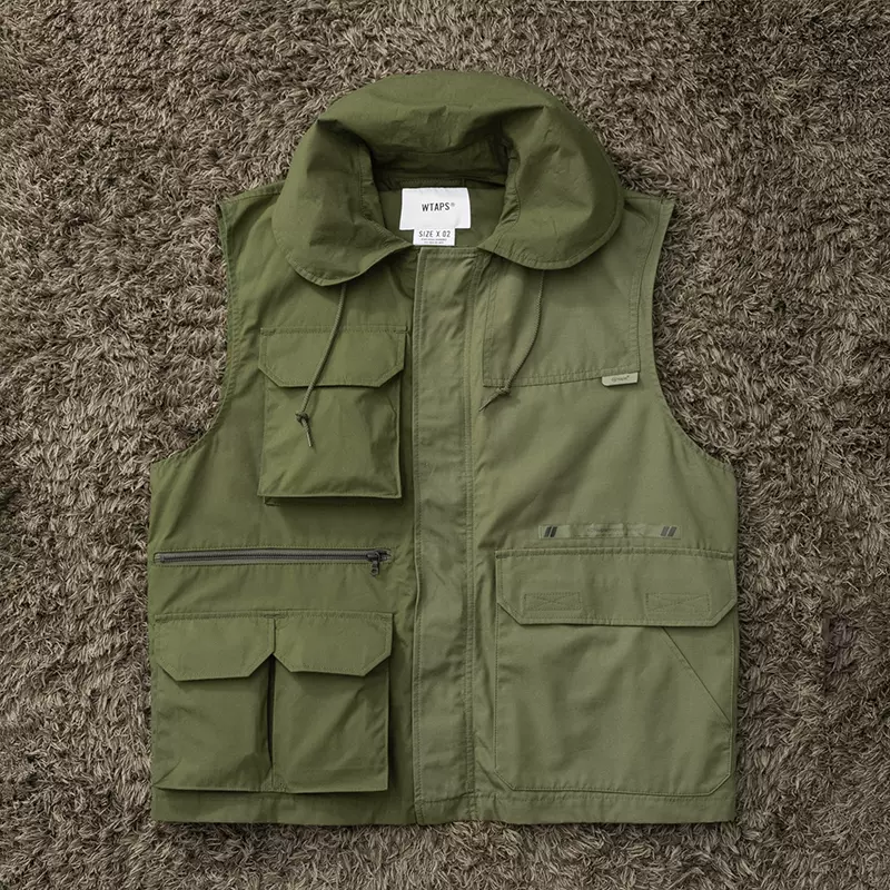 Soda現貨WTAPS TRADER VEST COTTON WEATHER RIPSTOP 馬甲-Taobao