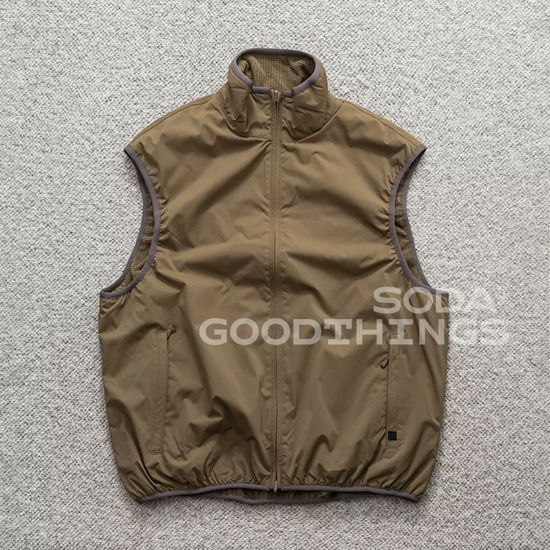 Soda现货EVCON TAION DOWN VEST 抽绳轻量宽松防水机能羽绒马甲-Taobao