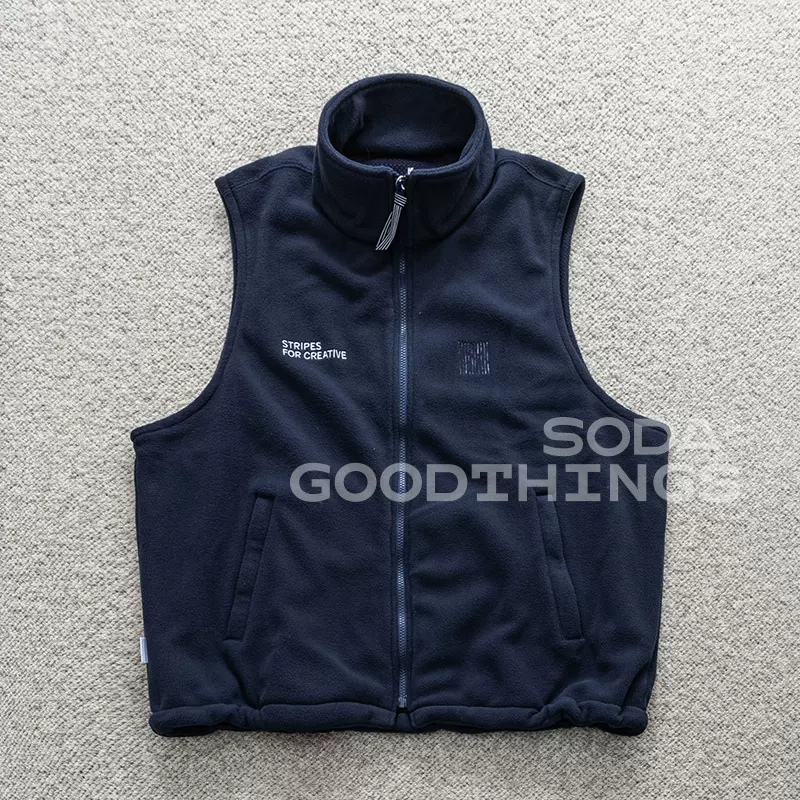 Soda現貨SFC FLEECE SPORTY VEST日本製保暖速乾立領抓絨馬甲-Taobao