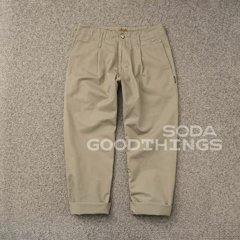 Soda現貨HUMAN MADE SKATER CHINO PANTS 登山扣休閒工作服褲23ss-Taobao