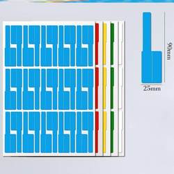Network Cable Label Stickers, Pure White Marking Stickers, Data Cable Keychain Labels, Wire Stickers, Jingchen Storage Identification Data