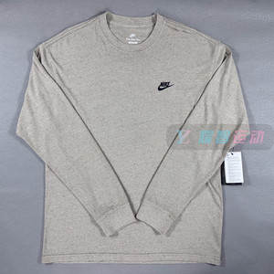 
NIKE Nike men's round neck old sports casual breathable loose pullover long-sleeved T-shirt DX1002-250