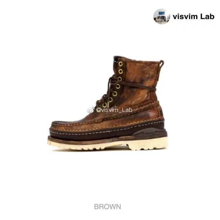 订货』visvim ICT GRIZZLY BOOTS 19款泥染做旧靴子-Taobao