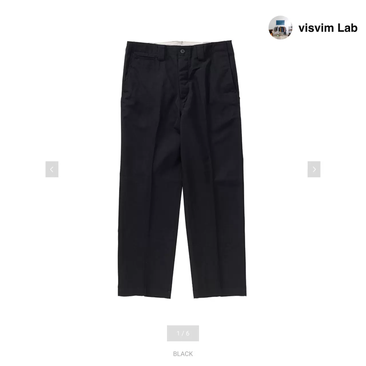 パンツ visvim 24fw WIDE CHINO PANTS Wide Chino Pants from @visvimwmv These standout trousers