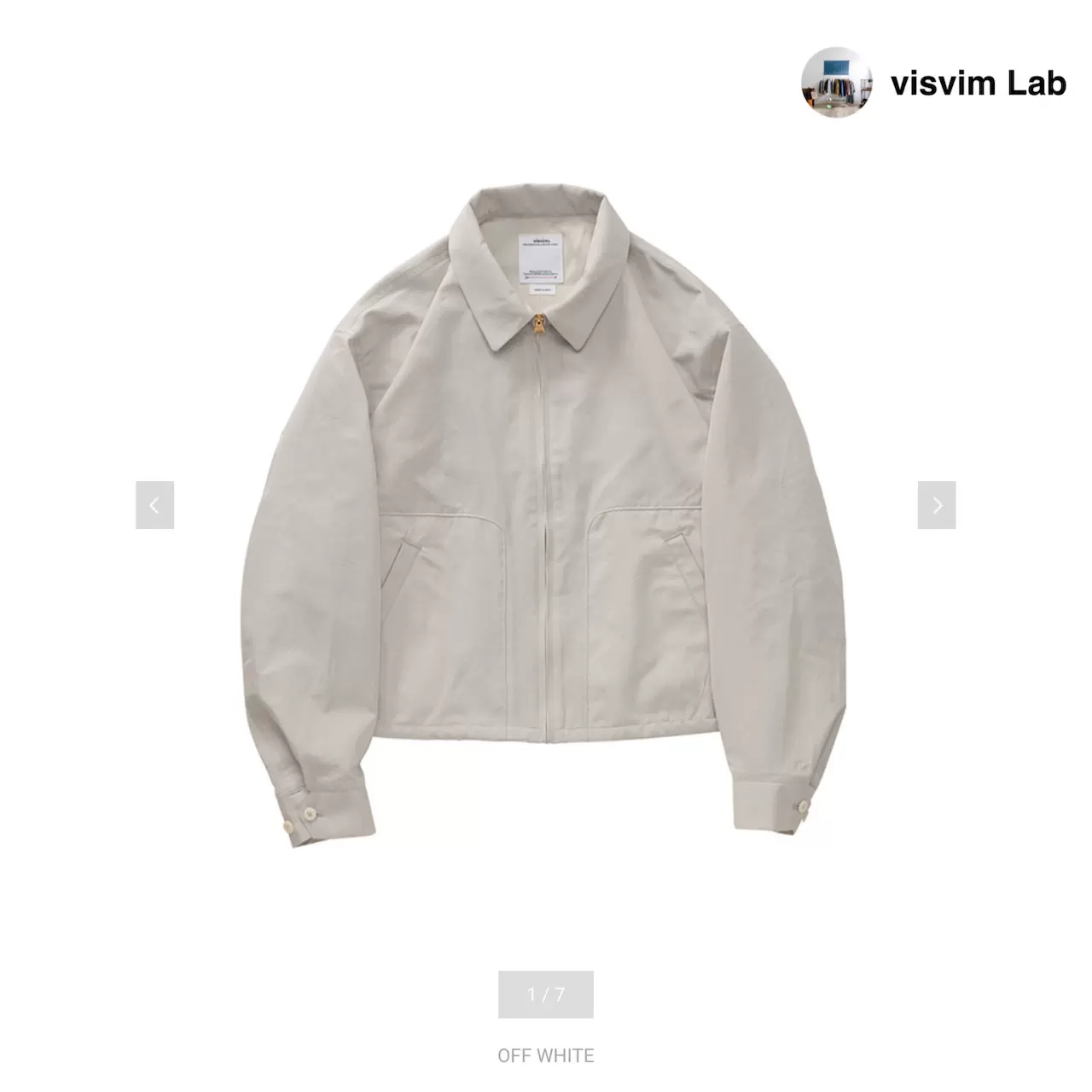 订购』visvim SOMER SWING TOP 25SS 休闲夹克-Taobao Korea