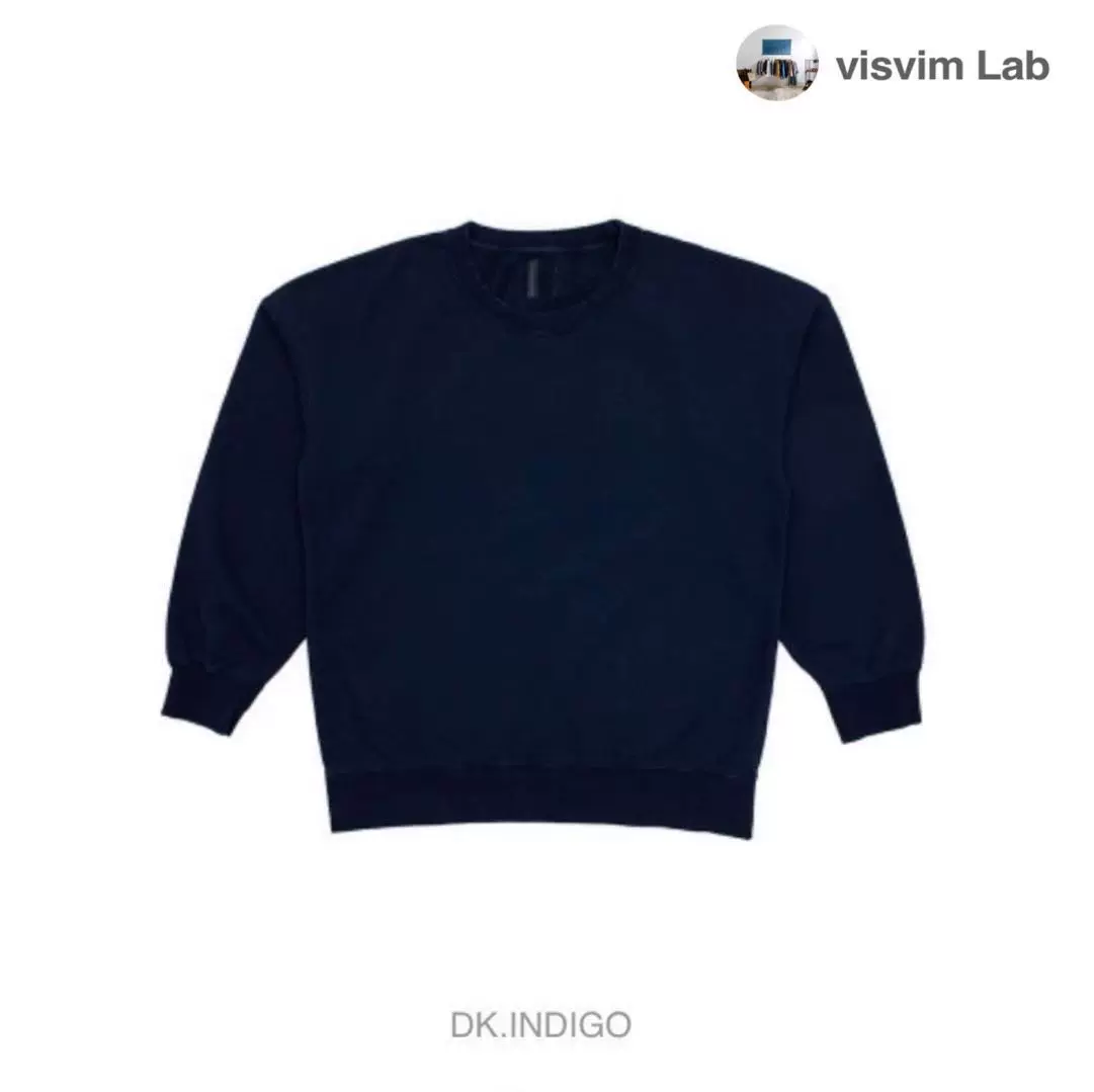 订货』visvim ICT INDIGO DYE JUMBO SWEAT CREW L/S 18款卫衣-Taobao