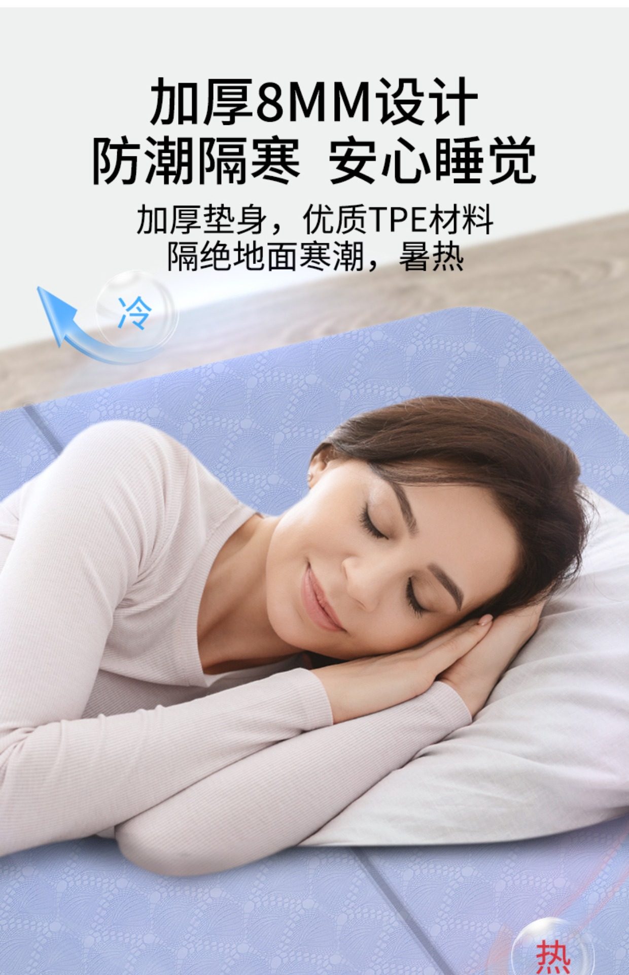 Tapis De Sol Camping,Siège En Polymère Pliable Pour Touriste Et Camping,Coussin D'Humidité Vert