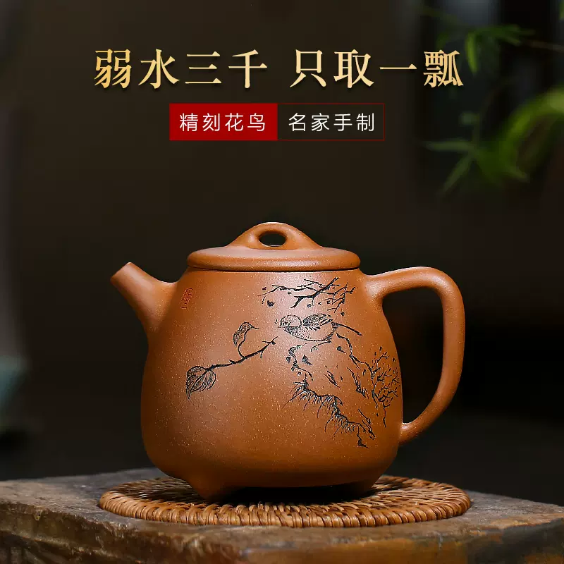 紫砂壷 宜興 竹筐壺 泡茶壺 茶器 楽天市場】茶壷 宜興紫砂 葫芦竹壷 : 中国貿易CTCオンラインShop