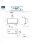 (20 chiếc) FMMT718 SMD bóng bán dẫn lụa màn hình 718 PNP silicon bóng bán dẫn điện chuyển đổi ống SOT-23