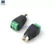 Đầu nối RCA Lotus cắm AV đầu nối âm thanh không cần hàn nối dây vào thiết bị đầu cuối màu xanh lá cây giám sát AV nam và nữ