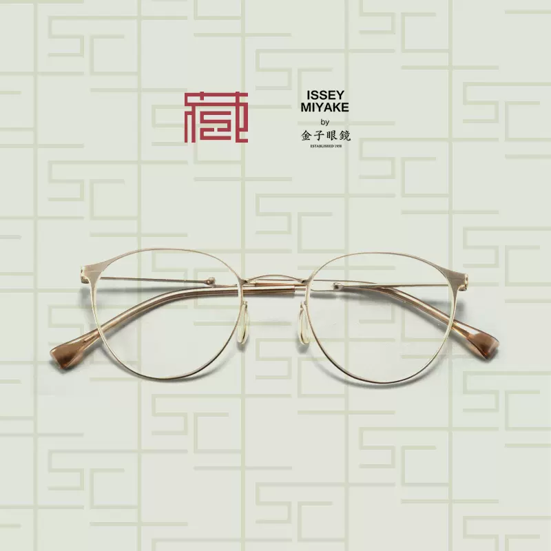 金子眼镜X三宅一生BOSTON VII日本手工全框光学镜架ISSEY MIYAKE-Taobao