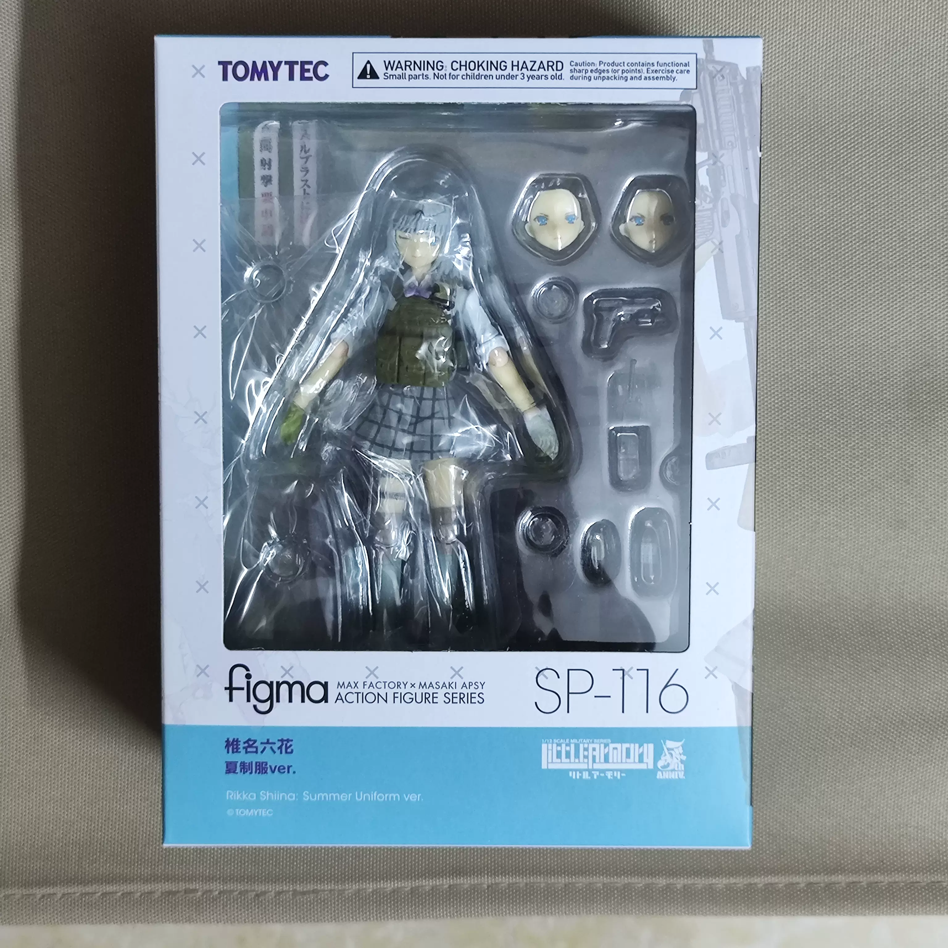 全新日版TOMYTEC 可动手办figma SP116 椎名六花夏日制服现货