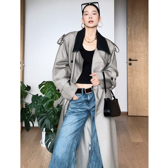 
CIZZLEMORE[Youxiang] New style casual Hepburn style jacket with high-end British style waist and slimming temperament