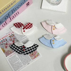 
10cm Self-deprecating Bear Baby Clothes Mini Retro Cape Cape Cotton Doll Disney Doll Doll Fake Collar Clothes