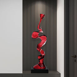 Abstract Entrance Decoration Ornaments Transparent Resin Home Living Room Tv Cabinet Villa Hotel Club Soft Decoration Art