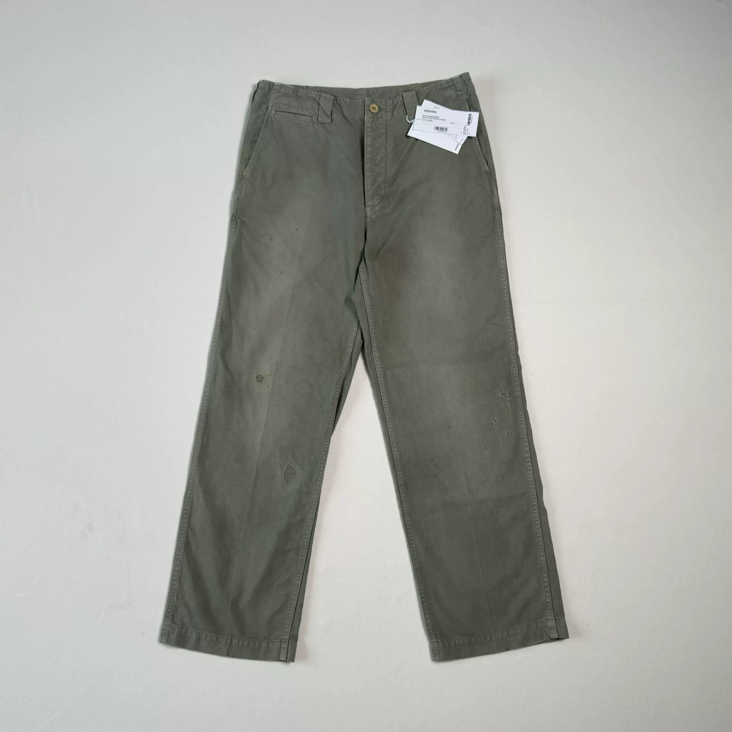 VISVIM 24AW WIDE CHINO PANTS CRASH休闲裤 VISVIM 24AW WIDE CHINO PANTS CRASH休闲裤