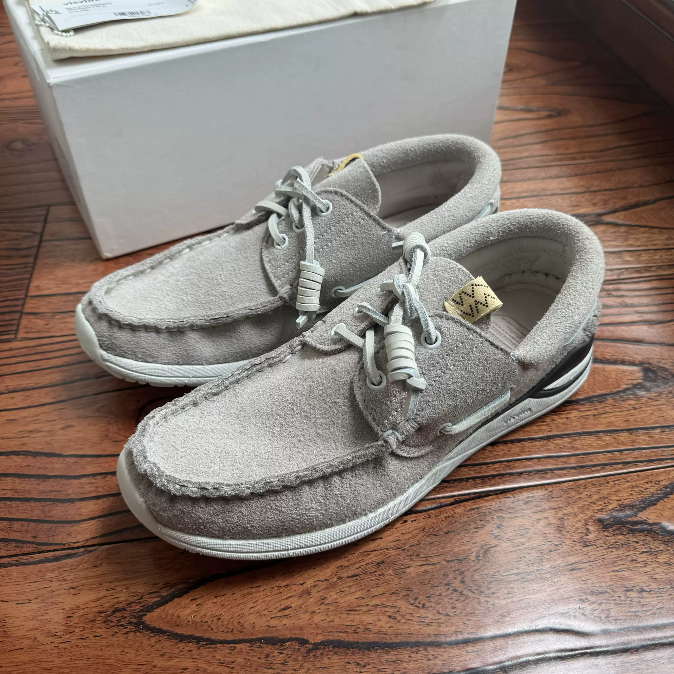 23SS visvim HOCKEY-FOLK デッキシューズ レザー