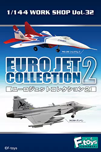 全新盒玩F-toys 歐洲機2 1/144 米格29 支點JAS39鷹