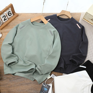 
Boys' long-sleeved T-shirt 7A Antibacterial 2026 Autumn New Round Neck Bottoming Shirt Spring and Autumn Boys' Style Korean Tops