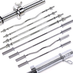 Barbell Bar 1.35m m 2.02m m Straight Bar Bench Press Bar Curved Olympic Bar Fitness Equipment Universal Dumbbell Barbell Plates