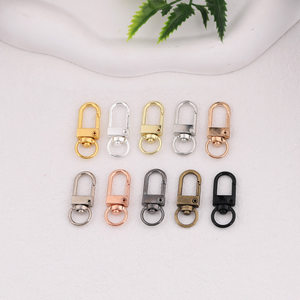 
DIY jewelry accessories hardware accessories rotating dog buckle zinc alloy bag hook buckle door buckle key ring chain universal buckle